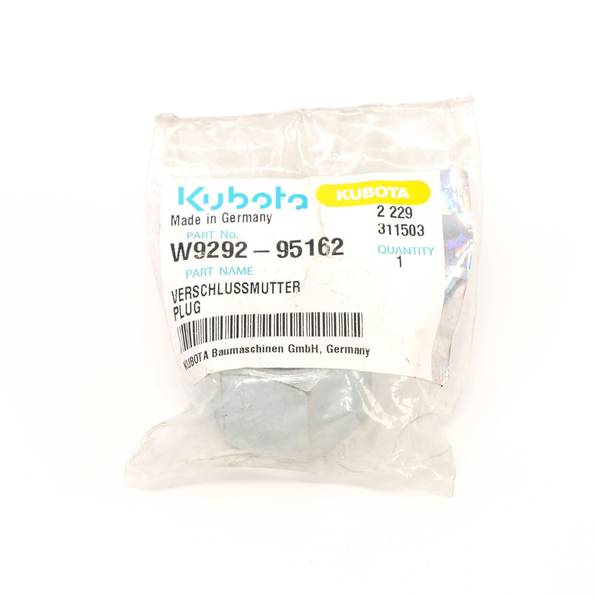 Kubota VERSCHLUSSSCHRAUBE