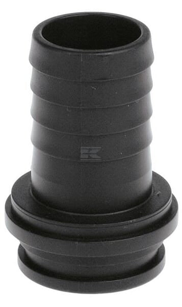 Schlauchanschluss 15 mm für 1 1/2" Flügelmutter