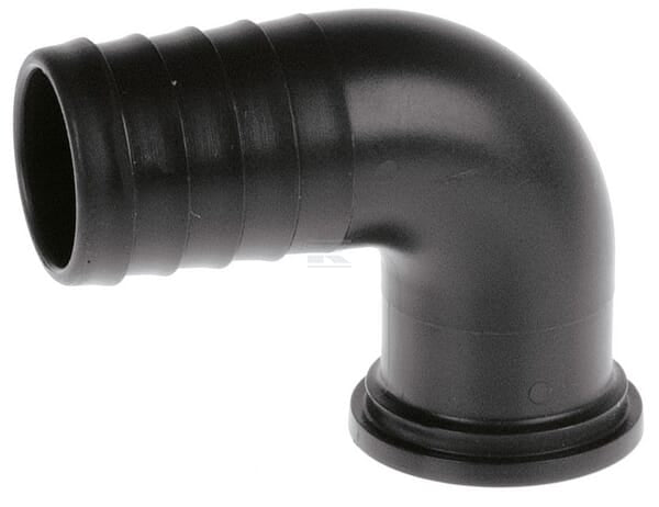 Schlauchanschluss 90° 25 mm für 1" Flügelmutter