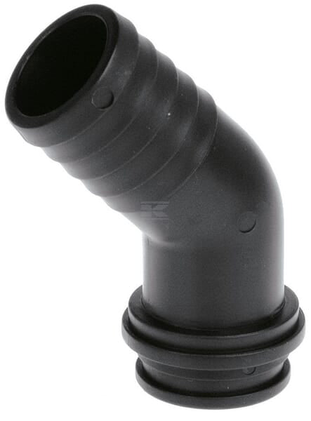 Schlauchanschluss 45° 35 mm für 1 1/2" Flügelmutter