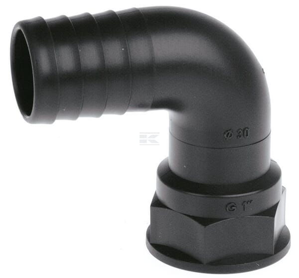Schlauchanschluss 90° 19 mm x 3/4" IG