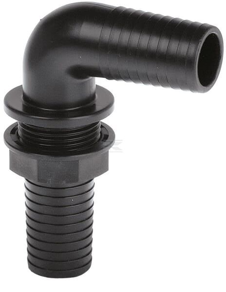 Schottwand-Schlauchanschluss 90° 1/2"