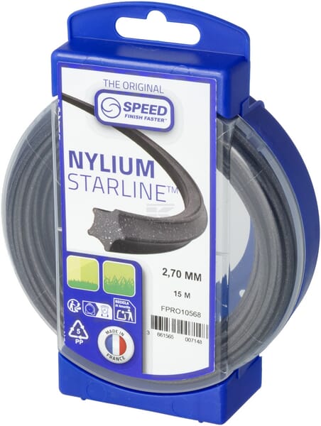 Trimmerfaden Ø  2,7 x 15 m Nylium Starline