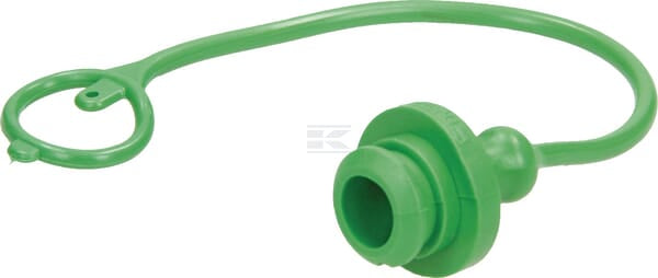 Staubschutzstecker grün für NV12 Female