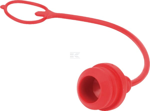 Staubkappe PVC rot für 1/4" ANV Buchse