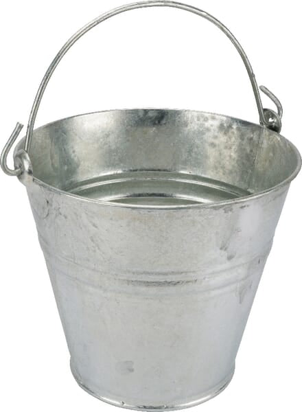 Verzinkter Eimer 9L