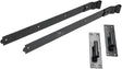 Gebogener Haken und Bänder 750 mm 30" Schwarz