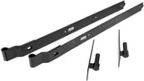 Gebogener Haken und Bänder 750 mm 30" Schwarz