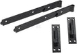 Gerader Haken und Bänder 350 mm 14" Schwarz