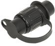 Stecker 3-polig, Kunststoff, 12/24V, Flachstecker