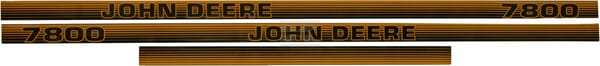 Aufkleberset "John Deere 7800"