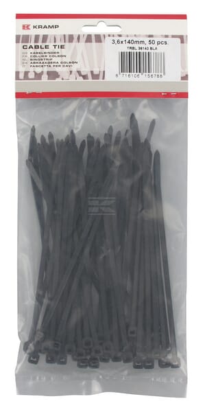 50 Kabelbinder 3,6x140mm schwarz,50stuck