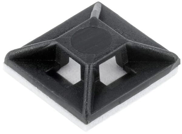 Selbstklebende Kabelbinderhalterung 2,5 mm 100 Stk.