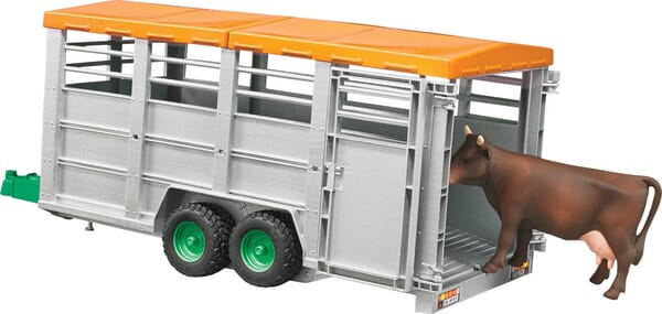 Viehtransportanhänger + 1 Kuh