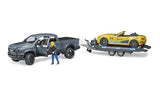 RAM 2500 Pickup und Bruder Roadster-Rennteam