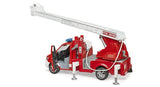 MB Sprinter Feuerwehrfahrzeug mit Leiter, Wasserpumpe und Lampe + Soundmodul