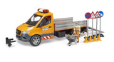MB Sprinter Kommunalfahrzeug mit Fahrer, Lampe und Soundmodul und Zubehörteile