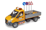 MB Sprinter Kommunalfahrzeug mit Fahrer, Lampe und Soundmodul und Zubehörteile