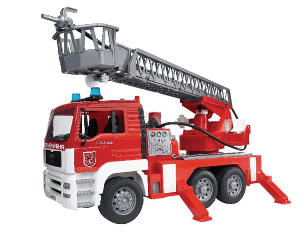 MAN Feuerwehr mit Drehleiter und Licht-Sound Modul