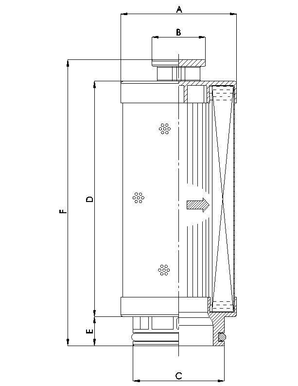 U123G10V/ESD Hydraulikfilterelement