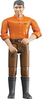Mann mit brauner Hose