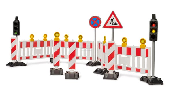 Zubehör: Verkehrssicherheitsset mit Ampeln