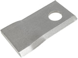 Mähmesser links 96x48x4 mm, Bohrung Ø 19 mm, geeignet für Deutz Fahr, 25er-Packung
