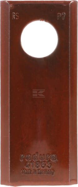 Mähmesser links / rechts 96x40x3 mm, Bohrung Ø 19 mm, geeignet für Deutz Fahr / Fella / Claas / Krone / Kuhn / Niemeyer / Pöttinger / PZ, 25er-Packung
