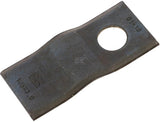 Mähmesser links / rechts 105x47x3 mm, Bohrung Ø 21 mm, geeignet für Kverneland / Claas / PZ / Krone / Marangon / Massey Ferguson / Pöttinger / Taarup / Vicon, 25er-Packung