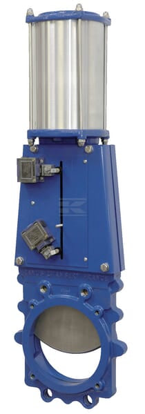 Plattenschieber + Pn.Zyl. DN150