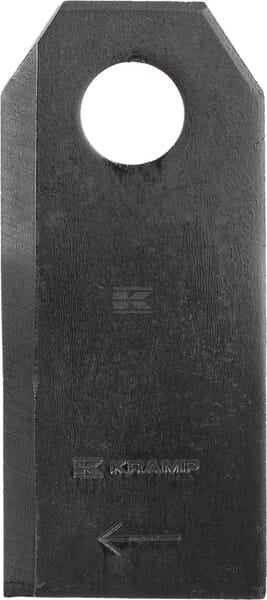 Mähmesser rechts 107x47x4 mm, Bohrung Ø 18,25 mm, geeignet für Vicon