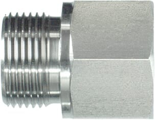 Anschlussstück M/F 1/2" BSPx3/4" BSP SS