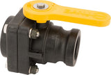 Kugelhahn 2-Wege 2" BSP Innengewinde x 2" Camlock  V-Teil