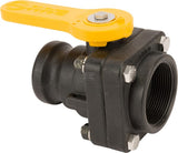 Kugelhahn 2-Wege 2" BSP Innengewinde x 2" Camlock  V-Teil