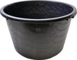Wanne Kunststoff schwarz 65L Ø600x340mm Gripline