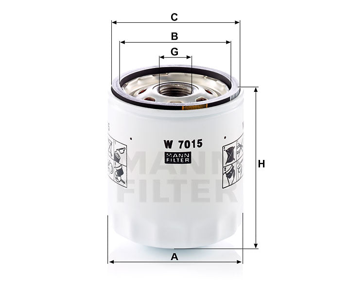 W 7015 Wechselfilter