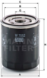 W 7052 Wechselfilter