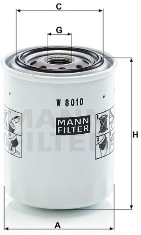 W 8010 Wechselfilter