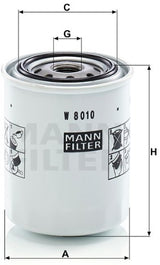 W 8010 Wechselfilter