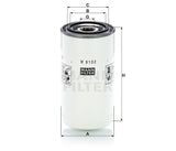 W 9102 Ölfilter SpinOn