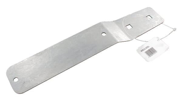 Befestigungsblech für Warntafel li./re. Metall