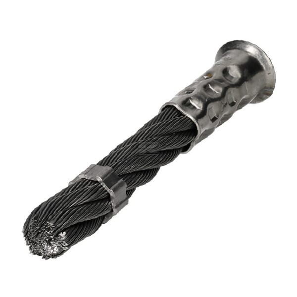 Unkrautbürstenbüschel PlugLock 185x22mm gedrehter Draht