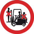 Aufkleber Verbot Beifahrer