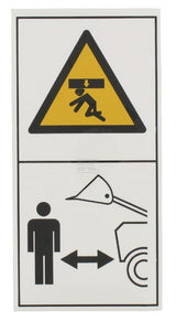 Warnaufkleber