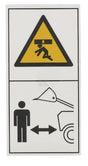 Warnaufkleber