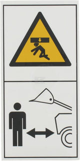 Warnaufkleber