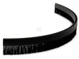 Flexible Bürstenleiste BlackProtect kurzes Nylon 0,5 mm