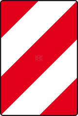 Warntafel doppelseitig