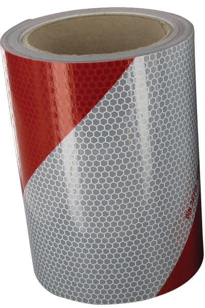 Warnaufkleber 141mm x 9m links, Klasse 2, DIN30710