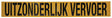 Schild "Uitzonderlijk vervoer"